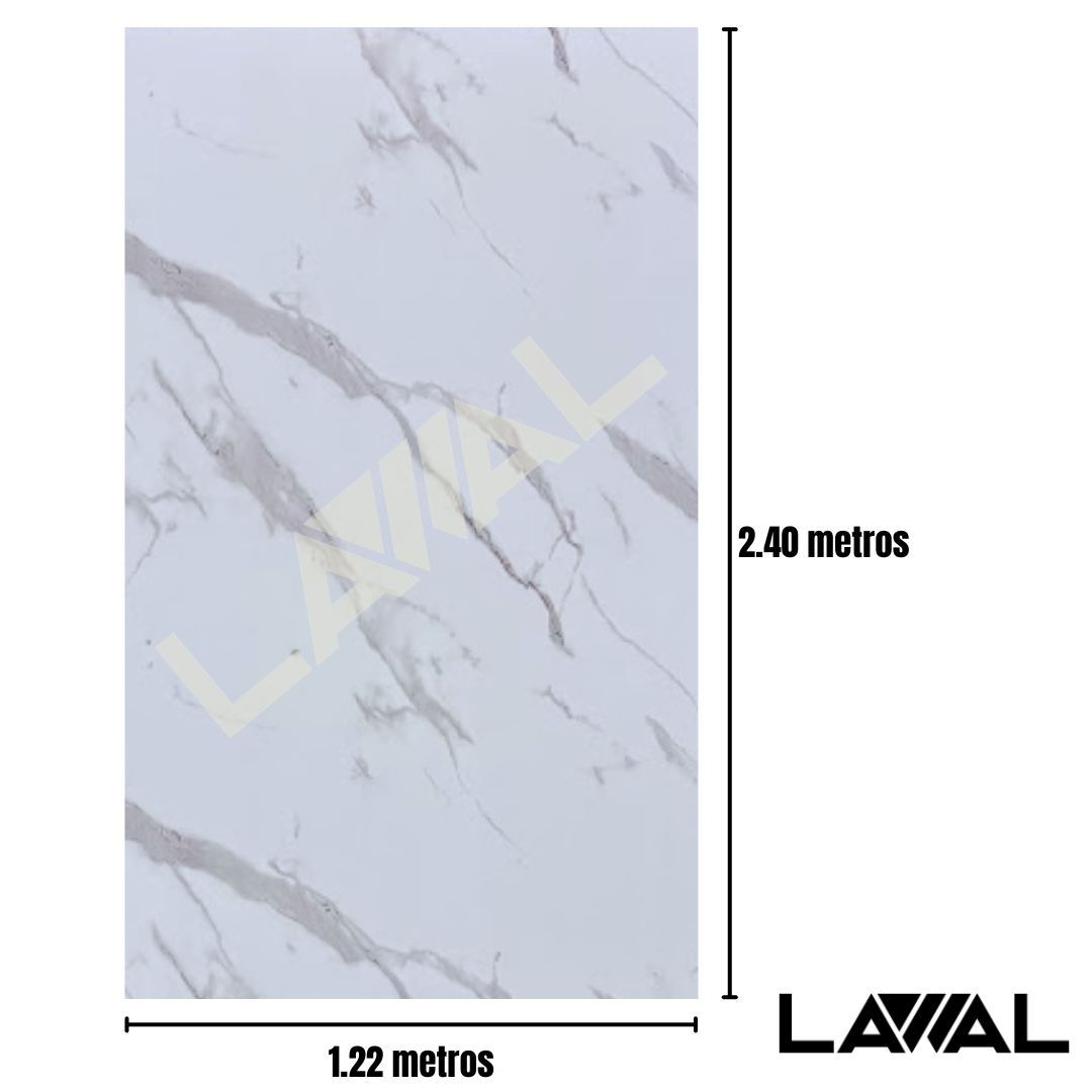 PVC MARMOL CALACATA 122 x 240