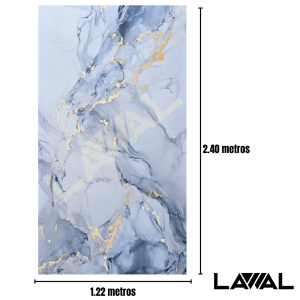 PVC MARMOL BLUE GOLD 1.22 x 2.40